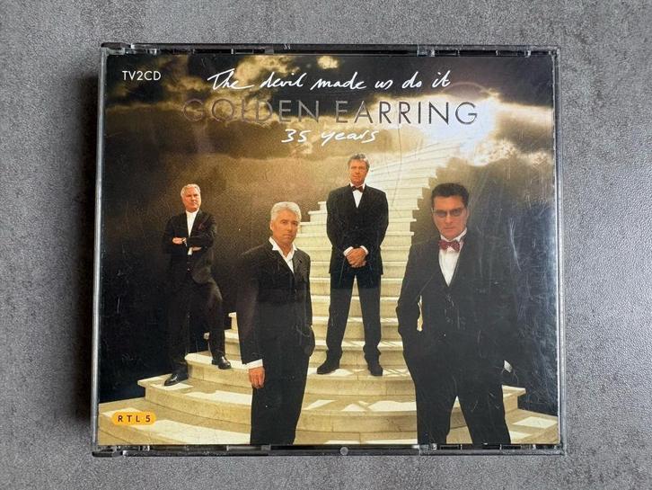 Golden Earring- 35 Years The Devil Made Us Do It, leuke 2 cd, Cd's en Dvd's, Cd's | Rock, Zo goed als nieuw, Poprock, Ophalen of Verzenden
