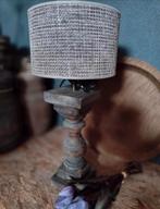 Prachtige sobere houten lamp inclusief lampenkap!, Geen, Nieuw, Ophalen of Verzenden, Minder dan 50 cm