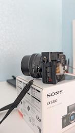 Sony A6100 zwart + 16-50mm F/3.5-5.6 PZ OSS II, Ophalen of Verzenden, Zo goed als nieuw, Sony