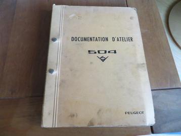 Werkplaatshandboek Peugeot 504 V6 Coupe 1974, zeldzaam! beschikbaar voor biedingen