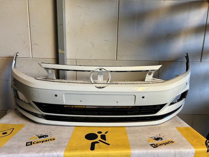 Voorbumper Polo 2G 2017-2022 4XPDC 2G0807221 BUMPER, Auto-onderdelen, Carrosserie en Plaatwerk, Bumper, Volkswagen, Voor, Gebruikt