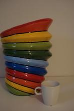 Schitterden nieuwe grote handgemaakte regenboog vaas 32 cm h, Steen, Overige kleuren, Nieuw, Ophalen of Verzenden