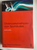 Onderzoeksmethoden voor Sportstudies  ISBN: 9781138909342, Boeken, Ophalen of Verzenden, Gamma, Zo goed als nieuw, HBO