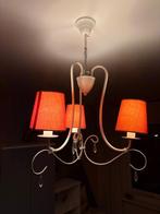 Lamp meisjeskamer kroonluchter roze, Huis en Inrichting, Lampen | Kroonluchters, Ophalen of Verzenden, Zo goed als nieuw, Metaal