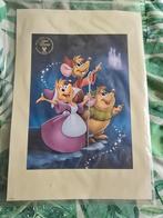 Disney - Exclusive commemorative lithograph Cinderella, 2005, Ophalen of Verzenden, Overige figuren, Beeldje of Figuurtje