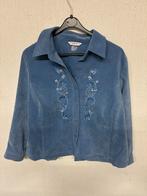 Blauw Overhemd met Borduursel - oversized, Ophalen of Verzenden, Zo goed als nieuw, Maat 38/40 (M), Blauw