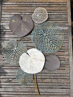 Wanddecoratie Metaal Bladeren / Wall decoration metal leaves, Huis en Inrichting, Ophalen, Zo goed als nieuw