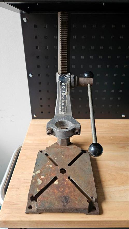 Wolfcraft Boorstandaard, Doe-het-zelf en Verbouw, Gereedschap | Boormachines, Gebruikt, Kolomboormachine, Ophalen
