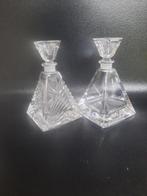 Set van twee kristallen Bari karafjes, Antiek en Kunst, Antiek | Glas en Kristal, Ophalen of Verzenden