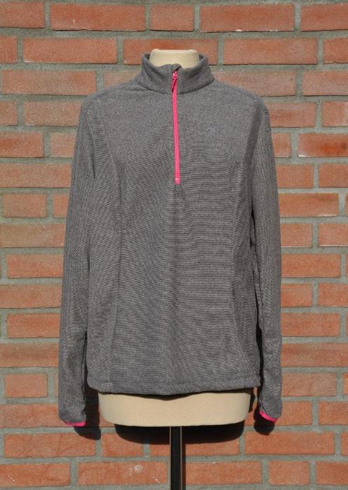 fleece trui dames m, grijze fleece trui m, quechua, Kleding | Dames, Truien en Vesten, Zo goed als nieuw, Maat 38/40 (M), Grijs