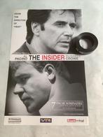 THE INSIDER  FILMPOSTER + 35 mm TRAILER, Verzamelen, Ophalen of Verzenden, A1 t/m A3, Film en Tv