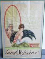 Poster Art Deco - Marcy - Brussel., Antiek en Kunst, Ophalen