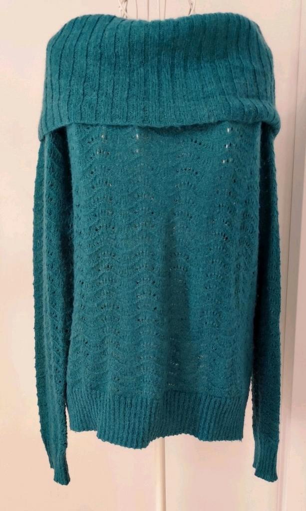 King Louie wollen trui, Kleding | Dames, Truien en Vesten, Maat 42/44 (L), Groen, Ophalen of Verzenden