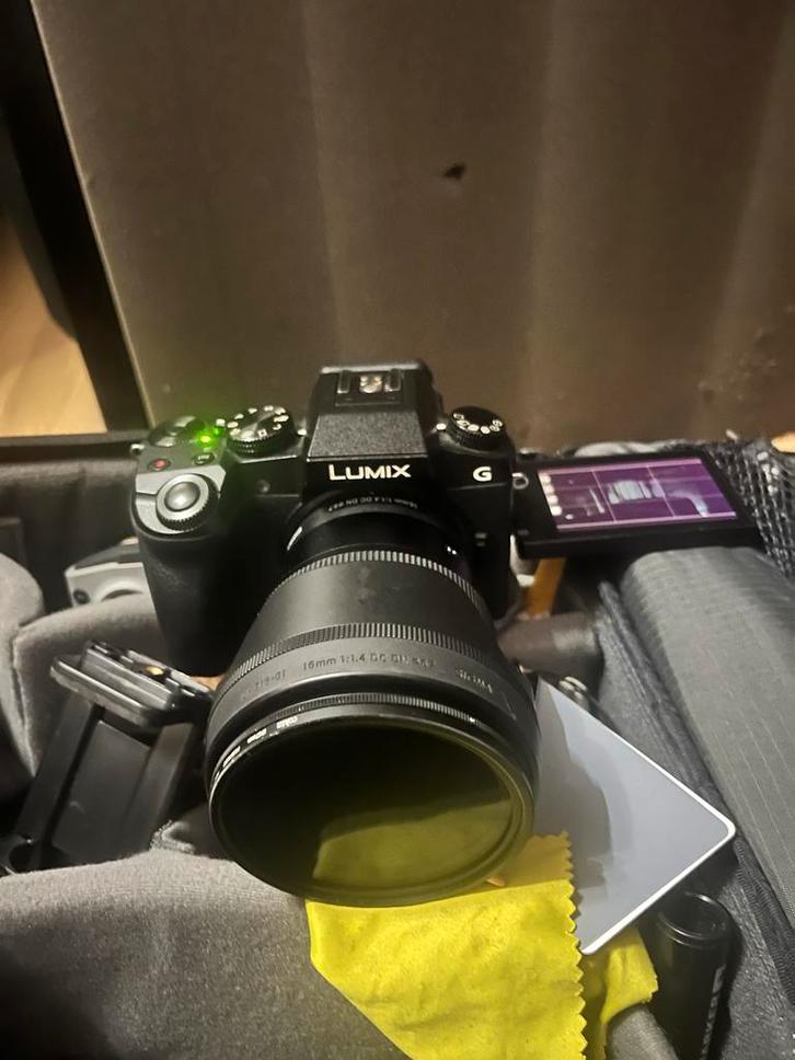 Panasonic Lumix DMC-G7 Body, Audio, Tv en Foto, Fotocamera's Digitaal, Gebruikt, Spiegelreflex, Geen optische zoom, Ophalen