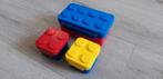 Maaltijd doosjes set van 3 lego-achtig stapelbaar, Ophalen of Verzenden, Zo goed als nieuw