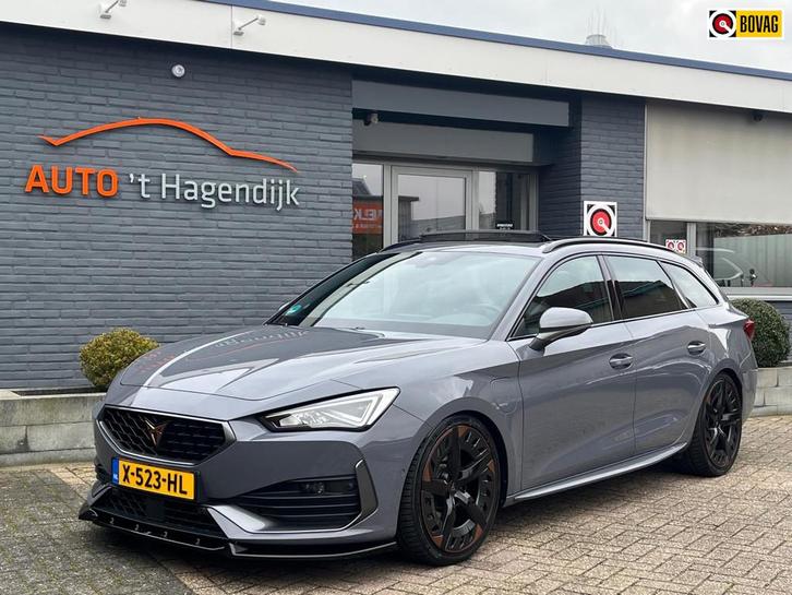 Cupra Leon Sportstourer 1.4 e-Hybrid VZ 245PK pano leder mem, Auto's, Cupra, Bedrijf, Te koop, Leon, ABS, Achteruitrijcamera, Adaptive Cruise Control