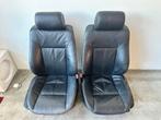 Zwarte leren voorstoelen BMW E39, handbediening; in topstaat, Auto-onderdelen, Interieur en Bekleding, Ophalen, Gebruikt, BMW