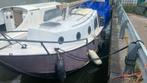 Platbodem, zeeschouw, met kajuit, opknapproject, stalen boot, Watersport en Boten, Kajuitzeilboten en Zeiljachten, Ophalen, Gebruikt