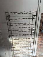 Traditioneel wijnrek, Ophalen, 5 tot 15 flessen, Zo goed als nieuw, Metaal