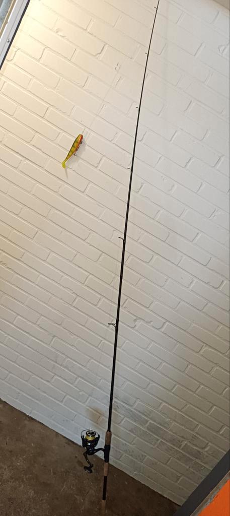 Kompleet roofvis set, Watersport en Boten, Hengelsport | Roofvissen, Zo goed als nieuw, Complete set, Ophalen of Verzenden