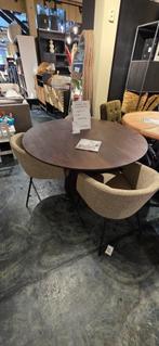 Ronde Eettafel Aron Bruin – 130cm Showmodel Korting 40% !