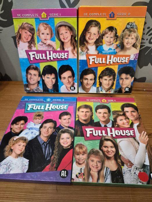 FULL HOUSE - SEIZOEN 1 T/M 4 COMPLEET - NLO, Cd's en Dvd's, Dvd's | Tv en Series, Zo goed als nieuw, Komedie, Boxset, Alle leeftijden