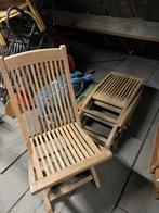 4 Teakhouten klapstoelen (nieuw), Ophalen, Nieuw, Teakhout, Inklapbaar