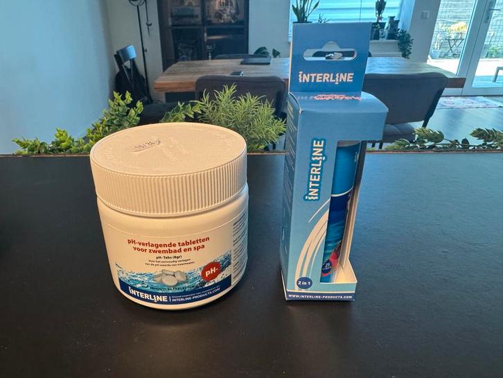 Interline pH-verlagende tabletten + Teststrips, Tuin en Terras, Vijver-toebehoren, Nieuw, Overige typen, Ophalen of Verzenden