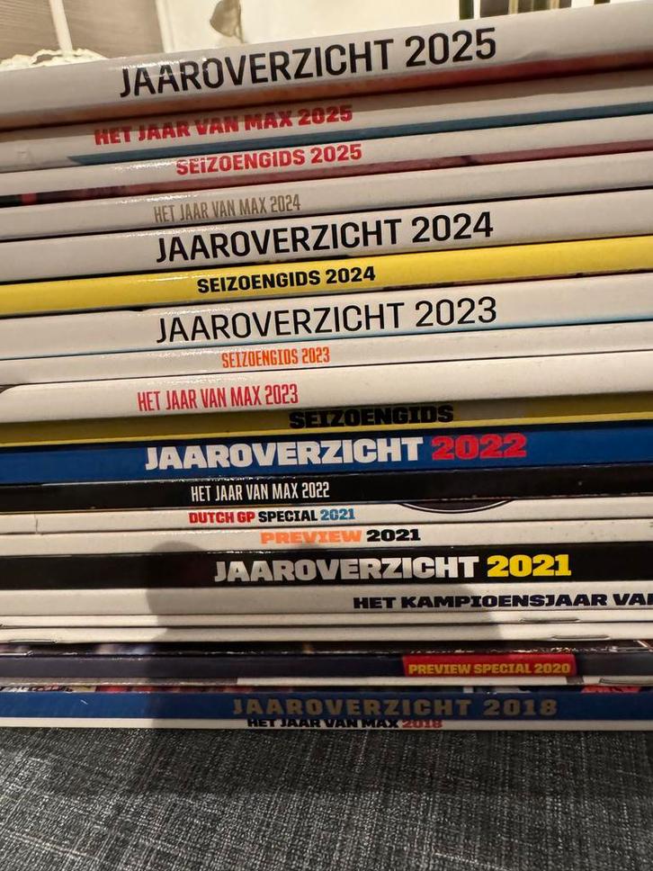 Formule 1 Jaaroverzichten 2018-2025, Boeken, Auto's | Folders en Tijdschriften, Zo goed als nieuw, Algemeen, Ophalen