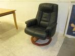 Stressless fauteuil zwart leer, hoog 97/41, breed 80, diep 7, Niet ingevuld, Gebruikt, Niet ingevuld, Niet ingevuld