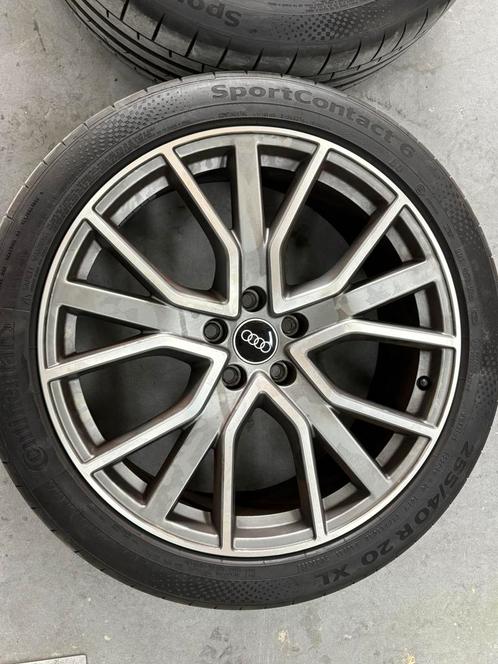 Originele Audi A6 velgen met Continental banden, Auto-onderdelen, Banden en Velgen, Banden en Velgen, Zomerbanden, 20 inch, 245 mm