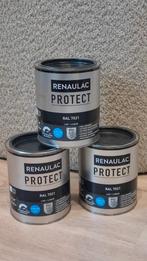NIEUW Renaulac Protect RAL 7021. Zwartgrijs. Zijdeglans, Ophalen of Verzenden, Nieuw, Wit, Lak