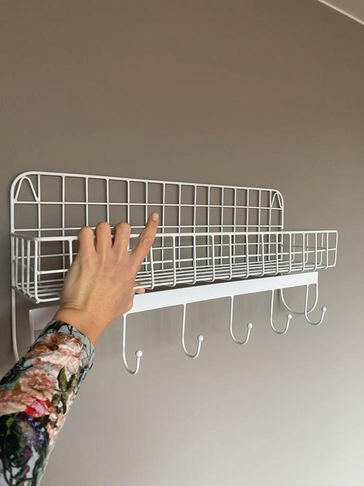 Kidsdepot Wandrek met Kapstok, Huis en Inrichting, Woonaccessoires | Kapstokken, Zo goed als nieuw, Wandkapstok, Minder dan 100 cm