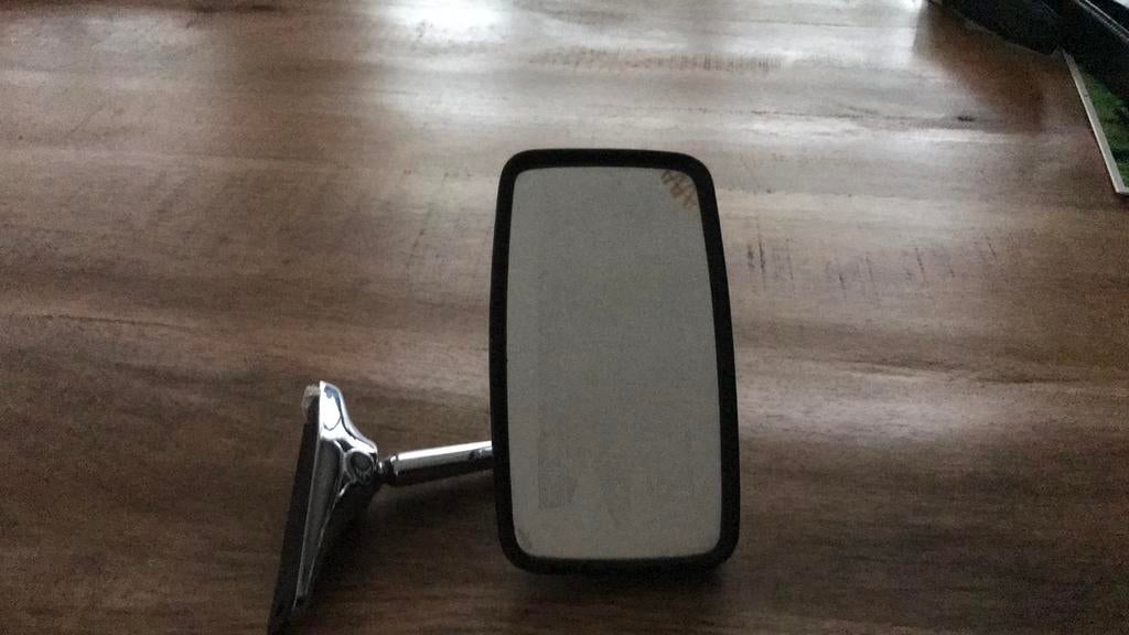 Oldtimer buiten spiegel fiat 500 nieuwe 15/8 cm plaat 9 cm, Auto-onderdelen, Spiegels, Fiat, Nieuw, Ophalen of Verzenden