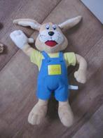 KOOS konijn zacht lichtbruin pluche konijn knuffel Roomput, Ophalen of Verzenden, Zo goed als nieuw, Konijn