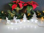 Kerstverlichting 'rendier met bomen', Diversen, Ophalen of Verzenden, Zo goed als nieuw