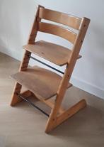 Stokke Tripp Trapp stoel kinderstoel naturel, Ophalen of Verzenden, Gebruikt, Meegroeistoel, Aanschuifbaar