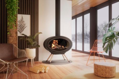 Aanbieding Dik Geurts Oval Front op pootjes, Huis en Inrichting, Kachels, Nieuw, Vrijstaand, Houtkachel, Hout, Ophalen of Verzenden
