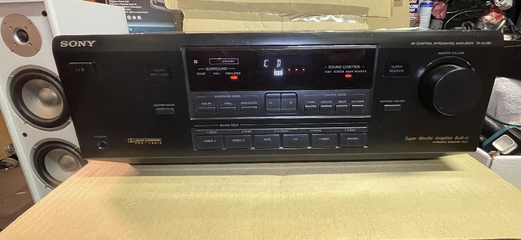 Sony Versterker TA-AV581, Audio, Tv en Foto, Versterkers en Receivers, Gebruikt, Stereo, 120 watt of meer, Sony, Ophalen of Verzenden