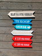 Festival, Events, B&B, Feest, Bedrijf etc Wegwijsborden, RW Houtidee, Handgemaakte houten artikelen, Info@rwhoutidee.nl, Nieuw