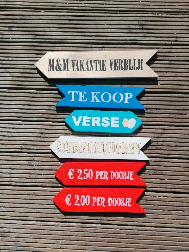 Festival, Events, B&B, Feest, Bedrijf etc Wegwijsborden, Huis en Inrichting, Overige Huis en Inrichting, Nieuw, Ophalen of Verzenden