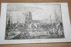 Antieke gravure - Sint Laurenskerk Rotterdam - 1841 !!, Ophalen of Verzenden