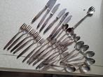 Bijna antiek bestek verzilverd 31-delig, Belle Vieille Brocante, Ophalen of Verzenden, Zo goed als nieuw, Jolandamonsieurs@gmail.com