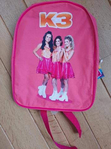 Kinder rugtas K3 roze - nieuw - beschikbaar voor biedingen