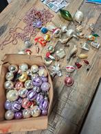 Oude Kerstversiering Glas - Hele Doos Vol € 30,-, Ophalen, Gebruikt, Versiering, Kerst of Sinterklaas