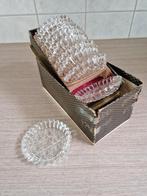 10 kristallen onderzetters, Antiek en Kunst, Curiosa en Brocante, Ophalen of Verzenden