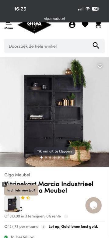 Stalen Kast - Industrieel Design - ZGAN beschikbaar voor biedingen
