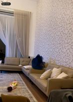 Luxe Witte Vitrage met Patronen – Platte Plooien