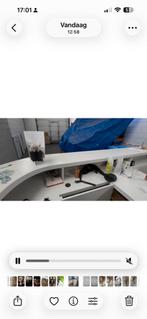 Witte balie met opbergruimte, Zakelijke goederen, Ophalen of Verzenden