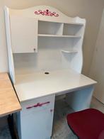 Mooie witte bureau met boekenkast – 105x62 cm, Huis en Inrichting, Bureaus, Ophalen, Zo goed als nieuw, Bureau